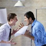 Dream interpretation of swearing or quarreling with a colleague